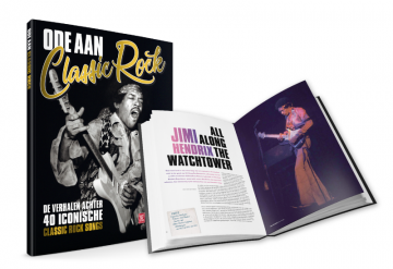Ode aan Classic Rock_Cover en spread Jimi Hendrix