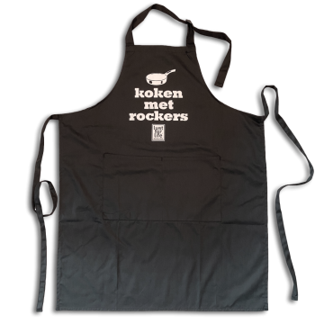Keukenschort 'Koken met Rockers' (02)